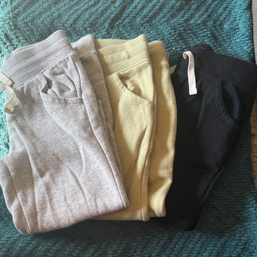 Cat & Jack Kids Jogger Pants - Gray, Yellow, Black